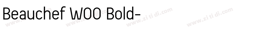 Beauchef W00 Bold字体转换 Beauchef W00 Bold字体转换